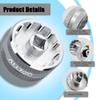 alltoo T47 Bottom Bracket Tool, 2 in 1 T47 Bottom Bracket Press Tool, Sturdy Lightweight Cycling Cup Press Tool, for Trek T47BB 12t 16t view 4