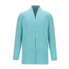 XUNRYAN Men's Open Front Cardigan Knit Ribbed Sweater Jacket Shawl Collar Cardigans Loose Fit Chunky Sweater Coat Pockets view 4