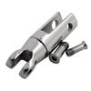 AMHSNIJI Boats Anchor Chain Connector Hinge Marine Hardware Stainless Steel Anchor 1/4-5/16" Chain 360 Degree Swivel Chain Connector view 3