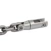 AMHSNIJI Boats Anchor Chain Connector Hinge Marine Hardware Stainless Steel Anchor 1/4-5/16" Chain 360 Degree Swivel Chain Connector view 4