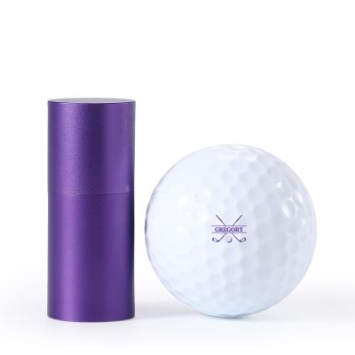 Litechicwalk Custom Golf Ball Stamp - Reusable Golf Marker Personalized Accessories to Identify Golf Balls - Customized Golf Gifts for Men Him Golfers Dad Boyfriend Husband (Purple)