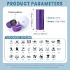 Litechicwalk Custom Golf Ball Stamp - Reusable Golf Marker Personalized Accessories to Identify Golf Balls - Customized Golf Gifts for Men Him Golfers Dad Boyfriend Husband (Purple) view 2