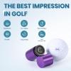 Litechicwalk Custom Golf Ball Stamp - Reusable Golf Marker Personalized Accessories to Identify Golf Balls - Customized Golf Gifts for Men Him Golfers Dad Boyfriend Husband (Purple) view 3