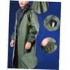 ROMISBABA Rain Poncho for Women Men Adults Long Rain Jacket Cycle Hiking Outdoor Activity Cover view 2