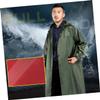 ROMISBABA Rain Poncho for Women Men Adults Long Rain Jacket Cycle Hiking Outdoor Activity Cover view 4