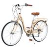 BALINGE 24 Inch Cruiser Bicycle 7 SpeedBeach Cruiser Bike for Women24 Womans Bike PinkHybrid Cruiser Bike 7 Speeds Trek Hybrid Bike for Women,Lotus PinkBeige, 24 Inch view 1
