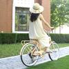 BALINGE 24 Inch Cruiser Bicycle 7 SpeedBeach Cruiser Bike for Women24 Womans Bike PinkHybrid Cruiser Bike 7 Speeds Trek Hybrid Bike for Women,Lotus PinkBeige, 24 Inch view 4