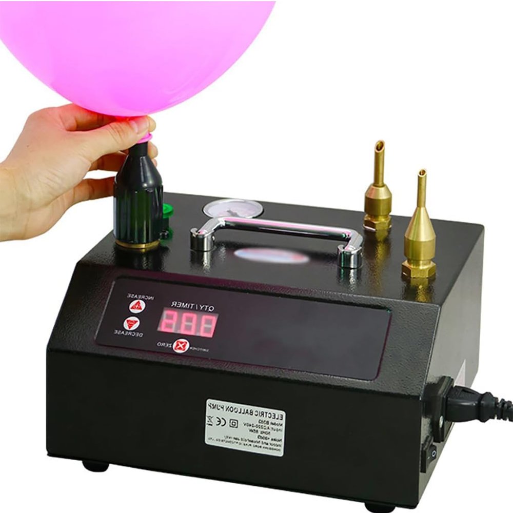 JYXYXSCP Portable Balloon Inflator,Air Floating Tool for Wedding Birthday Party,Electric Helium Pump/Air Inflator,Adjustable Helium Dispenser,Celebration