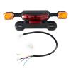 XinGeeek Electrical Motorbike Tail Light,12V Electric Scooter Brake Light and Turn Signal for Ebike Accessories Night Riding Brake Lamp view 1