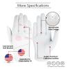 Amy Sport Women's Golf Gloves Left Hand Right with Ball Marker Value 2 Pack with Golf Tees Bulk Unbreakable Pink 25 50 Pack with Gift Box view 2