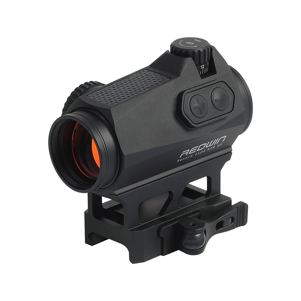 Red Win Mantis 1x21 1x25 Red Dot Reflex Sight Solar Power MOS Shake Awake 3MOA MTR 1/3 Co-Witness Pica QD Mount Red Dot Sight (Mantis 1x21 3MOA)
