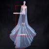 WEISUYUUS Shining Bridal Cape Veils Wedding Shoulder Veil Sequins Jackets for Women Boleros Shawl Wedding Accessories for Bride view 3