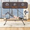 78" Pilates Reformer Machine, Foldable Pilates Machine Equipment Up to 330 lbs, Pilates Equipment for Home Use and Gym Workout (Beige) view 3