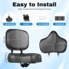 GEYOPMID Backrest Bike Seat, Bike Seat with Backrest Oversized Comfort Bicycle Saddle Replacement Soft Memory Foam Padded PU Cushion Universal for Tricycle Mountain Bike Commuter Bike Electric Bike view 3