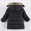 Children Winter Boy Jacket Coat Hooded Coat Fashion Kids Warm Clothes Jacket Boys Coat&jacket Toddler (Black, 4 Years) view 3