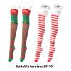 Zkbszn Sock,Festival Christmas Elves Boot Striped Thigh High Stockings for Holiday Cosplay Costume Over the Knee Long Socks view 4