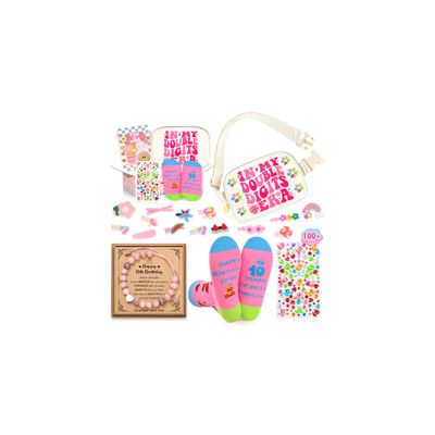 JSENGIFT 10 Year Old Girl Birthday Gifts, Sweet Gifts for 10 Year Old Girls, 10th Birthday Decorations for Girl