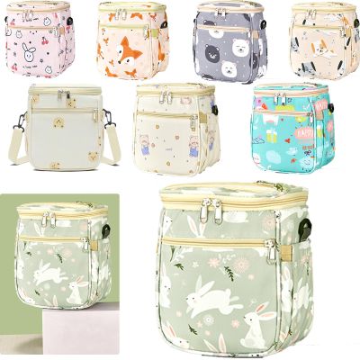 Boxonly Kids Bicycle Basket - Green Bunny Handlebar Bag, 8" x 5" Bike Accessory for Children's Bikes, Scooters & Tricycles