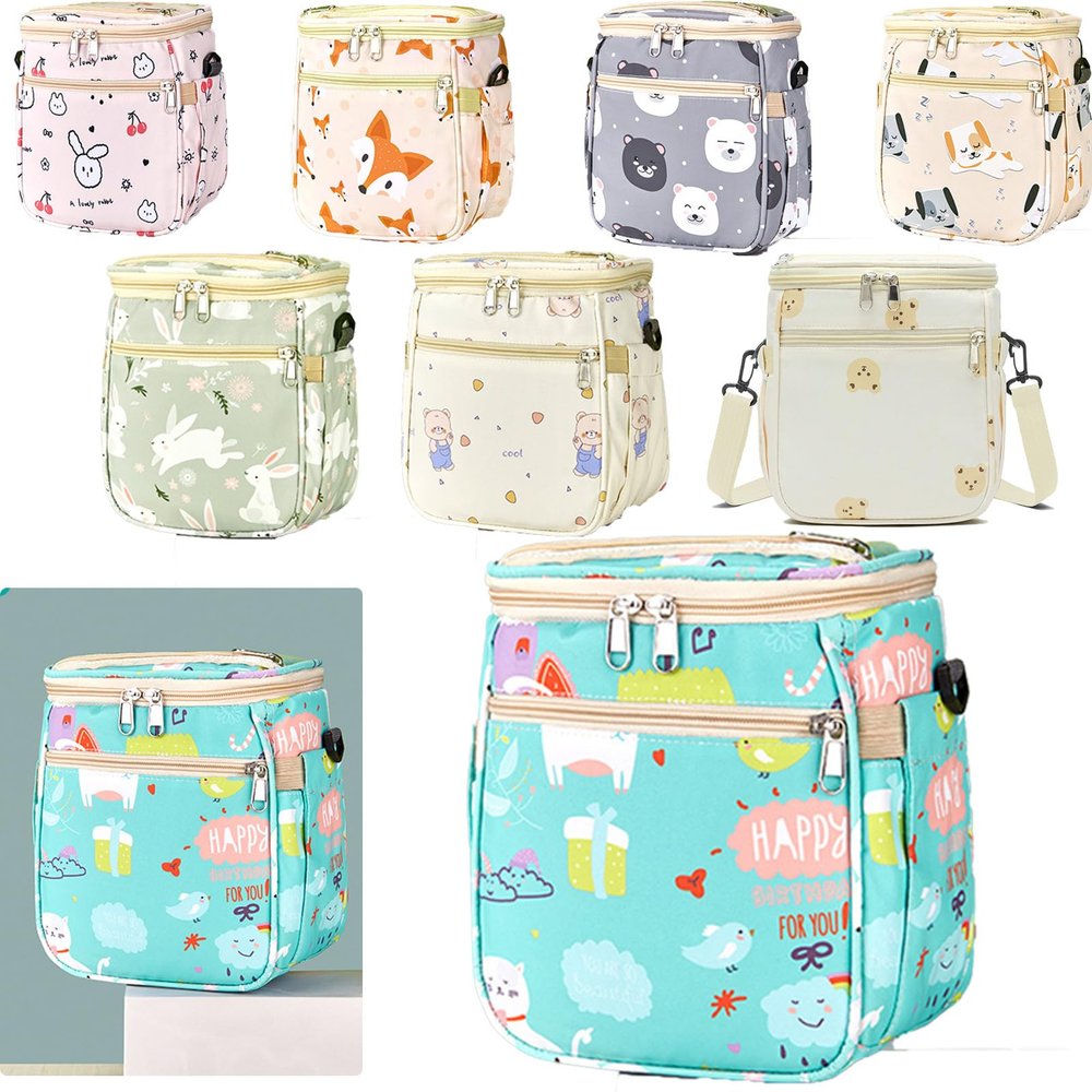 Boxonly Kitty Kids Bicycle Basket - 8" x 5" Front Bike Handlebar Bag Organizer for Girls & Boys, Ideal Decoration Accessory