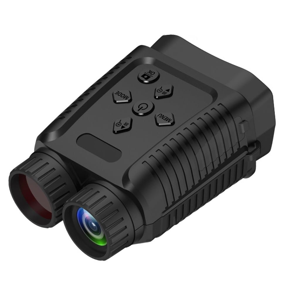 Binoculars for Adults, 8X Binoculars, Infrared Digital Goggles with 2.4in TFT LCD Screen 1080P HD F1.2 Lens, 2600mah Battery Night + Day Use Mini IP54 Waterproof, for Bird Watching Hunting Stargazing