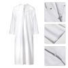 Dsgzkk Thobe for Men,Clothing Men Robe Kaftan Muslims Man Casual Long Dress Arabic Thobe Grown Middle East National Costume view 2