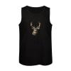 DWVTMNS Mens Tank Tops Sleeveless T Shirts Camouflage Deer Printed Black Vest Undershirts view 4