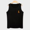 DWVTMNS Mens Tank Tops Sleeveless T Shirts Dog Sit Down Printed Black Vest Undershirts view 3