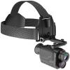SINBAISHUNYYT Head Mounted Night Vision Goggles, 1312FT Hands 850nm IR Night Vision Binoculars for Helmet, USB Rechargeable, 8X Digital Zoom view 1