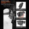 SINBAISHUNYYT Head Mounted Night Vision Goggles, 1312FT Hands 850nm IR Night Vision Binoculars for Helmet, USB Rechargeable, 8X Digital Zoom view 4