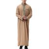 Dsgzkk Thobe for Men,Clothing Men Robe Kaftan Man Casual Long Dress Arabic Thobe Grown Middle East National Costume view 4