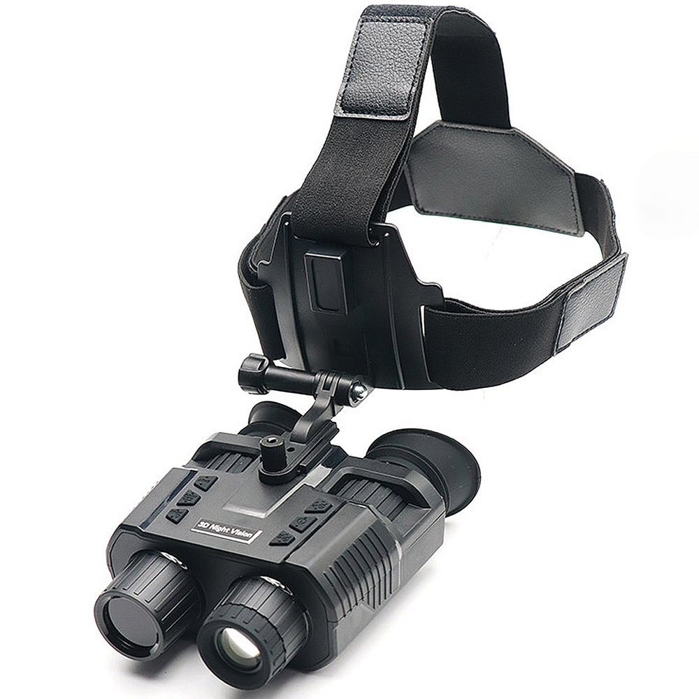 SINBAISHUNYYT Digital Night Vision Goggles Head-Mounted, 4K Night Vision Binoculars with 32GB Memory Card to Save Photos/Videos, 8X Digital, 7 Gear Infrared