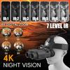 SINBAISHUNYYT Digital Night Vision Goggles Head-Mounted, 4K Night Vision Binoculars with 32GB Memory Card to Save Photos/Videos, 8X Digital, 7 Gear Infrared view 3