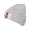 ZKLCRYTR Proud Wife of A Veteran Beanie Hat Acrylic Knit Warm Winter Hats for Women Men Skull Cap Gray view 1
