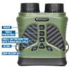Barska NV-2 Night Vision Binoculars, 10X Magnification, 8X Digital Zoom, 43mm Lens, 3 Inch IPS Display, 40MP Photos, 2.5K Video, 820yd Range, 3-Level IR, USB-C Fast Charging, Day & Night Use view 2