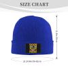 Dogs are The Perfect Best Friend Beanie Hat Acrylic Knit Warm Winter Hats for Women Men Skull Cap Blue view 4