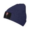 Skull Head Austria Flag Beanie Hat Acrylic Knit Warm Winter Hats for Women Men Skull Cap Navy Blue view 1