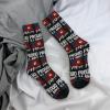 AWESOWE Proud US Army Mom Socks For Men Women Gift Sport Wicking Crew Socks Warm Cozy Socks view 2