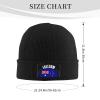 ZKLCRYTR The Australia Flag and Freedom Beanie Hat Acrylic Knit Warm Winter Hats for Women Men Skull Cap Black view 4