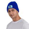 Diamond Dragon Beanie Hat Acrylic Knit Warm Winter Hats for Women Men Skull Cap Blue view 2