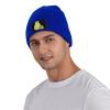 ZKLCRYTR Lemonade Beanie Hat Acrylic Knit Warm Winter Hats for Women Men Skull Cap Blue view 2