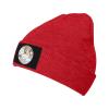 ZKLCRYTR Cute Face Dogs Beanie Hat Acrylic Knit Warm Winter Hats for Women Men Skull Cap Red view 1