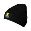 ZKLCRYTR Hiking Mountain Beanie Hat Acrylic Knit Warm Winter Hats for Women Men Skull Cap Black view 1