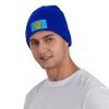 ZKLCRYTR Flag of El Paso, Texas (1948-1960) Beanie Hat Acrylic Knit Warm Winter Hats for Women Men Skull Cap Blue view 2