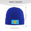 ZKLCRYTR Flag of El Paso, Texas (1948-1960) Beanie Hat Acrylic Knit Warm Winter Hats for Women Men Skull Cap Blue view 4