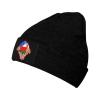 Hand Tear Flag of Oman Beanie Hat Acrylic Knit Warm Winter Hats for Women Men Skull Cap Black view 1