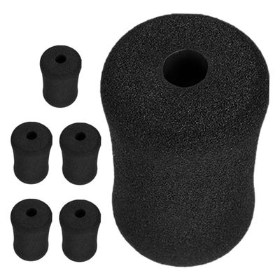 KOMBIUDA 6pcs Foot Foam Pads Rollers Replacement Set Weight Bench Foam Pads for Leg Tube, Sit Ups, Leg Curl Attachment Extension