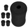 KOMBIUDA 6pcs Foot Foam Pads Rollers Replacement Set Weight Bench Foam Pads for Leg Tube, Sit Ups, Leg Curl Attachment Extension view 1