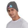 ZKLCRYTR Flag of Bavaria (lozengy) and America Beanie Hat Acrylic Knit Warm Winter Hats for Women Men Skull Cap Deep Heather view 2