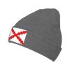 Flag of Cross of Burgundy Beanie Hat Acrylic Knit Warm Winter Hats for Women Men Skull Cap view 1