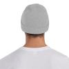 Cricket Player Beanie Hat Acrylic Knit Warm Winter Hats for Women Men Skull Cap Gray view 3
